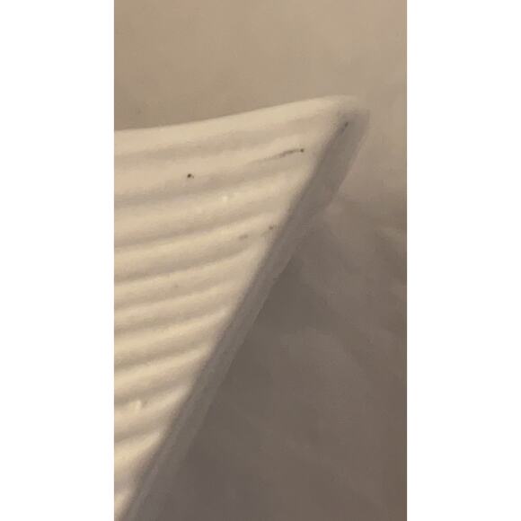 Naaman Artline White Ceramic Flower Vase Pottery Mid Century Vintage - Picture 10 of 16